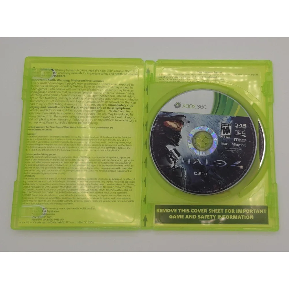 Halo 4 - Xbox 360 - Complete 2-Disc Set - Tested - Fast Shipping